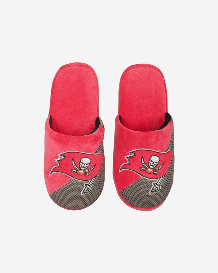 Tampa Bay Buccaneers Youth Team Logo Staycation Slipper FOCO - FOCO.com