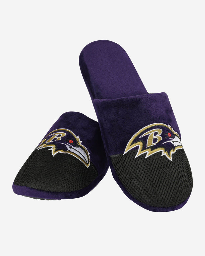 Baltimore Ravens Team Logo Staycation Slipper FOCO - FOCO.com