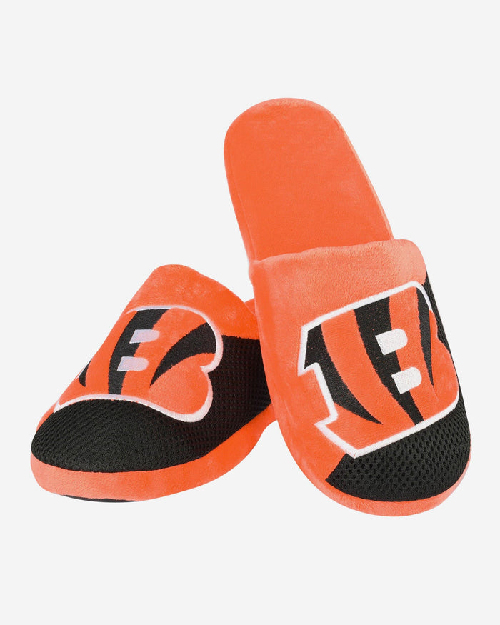 Cincinnati Bengals Team Logo Staycation Slipper FOCO - FOCO.com