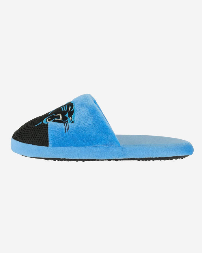 Carolina Panthers Team Logo Staycation Slipper FOCO S - FOCO.com