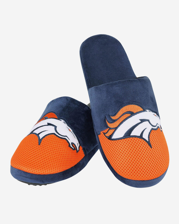 Denver Broncos Team Logo Staycation Slipper FOCO - FOCO.com