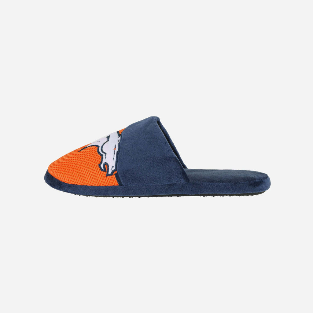 Denver Broncos Team Logo Staycation Slipper FOCO S - FOCO.com