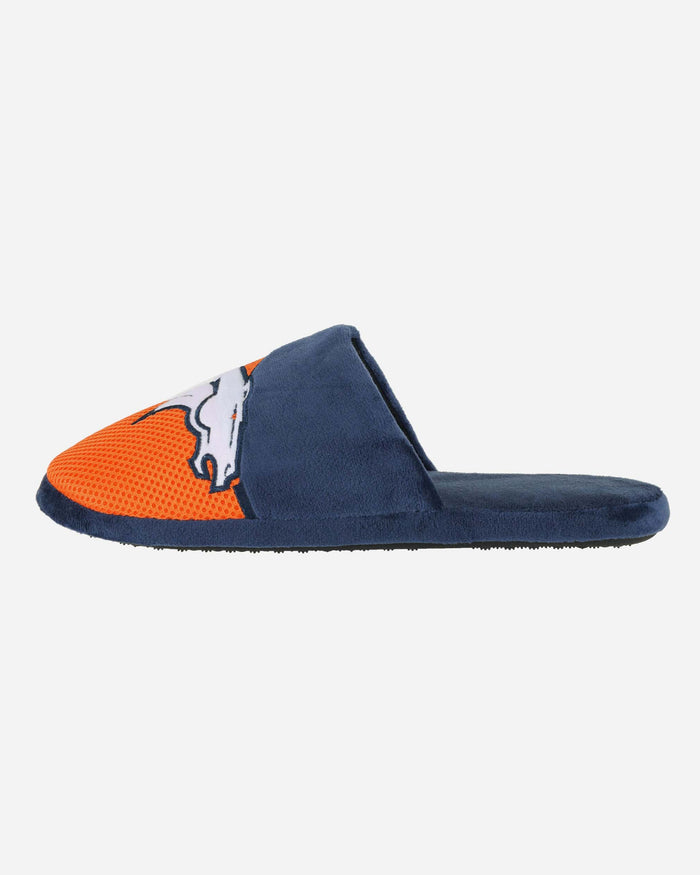 Denver Broncos Team Logo Staycation Slipper FOCO S - FOCO.com