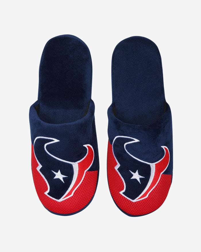 Houston Texans Team Logo Staycation Slipper FOCO - FOCO.com