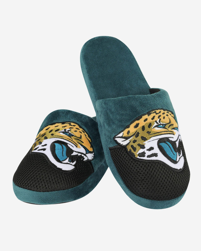 Jacksonville Jaguars Team Logo Staycation Slipper FOCO - FOCO.com