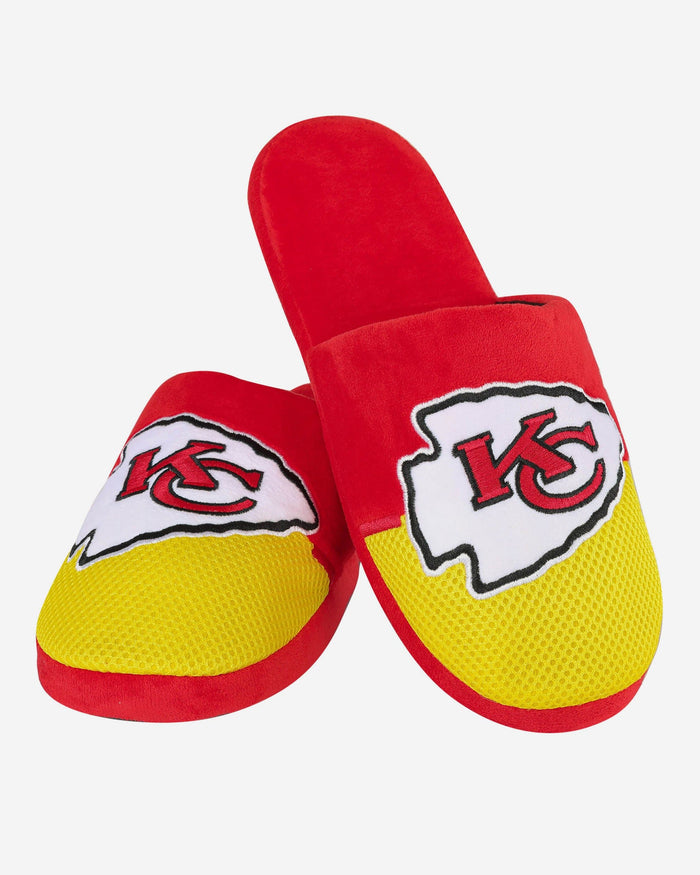 Kansas City Chiefs Team Logo Staycation Slipper FOCO - FOCO.com