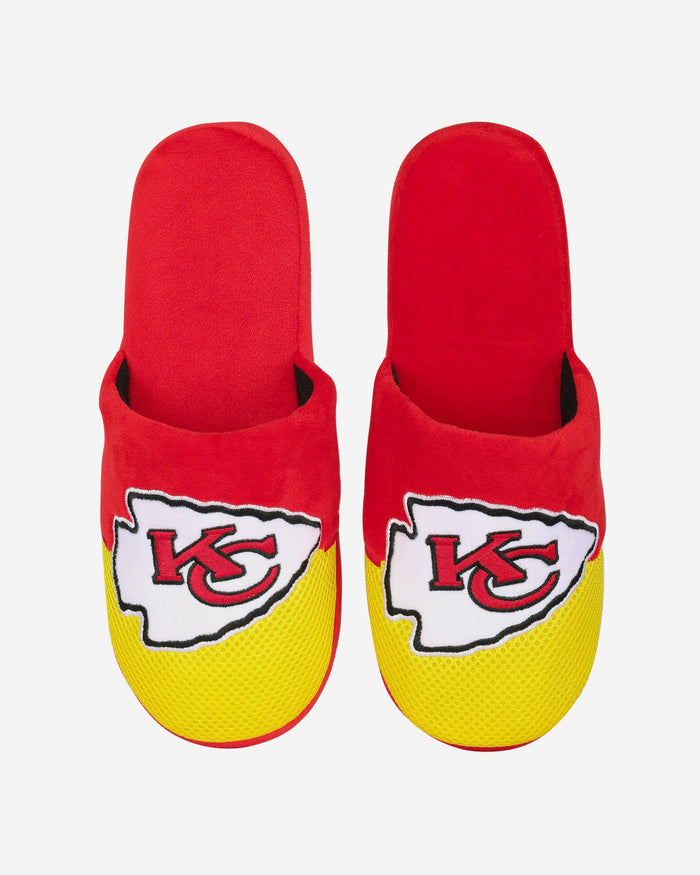 Kansas City Chiefs Team Logo Staycation Slipper FOCO - FOCO.com