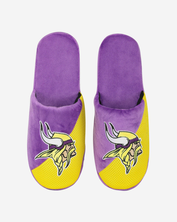 Minnesota Vikings Team Logo Staycation Slipper FOCO - FOCO.com