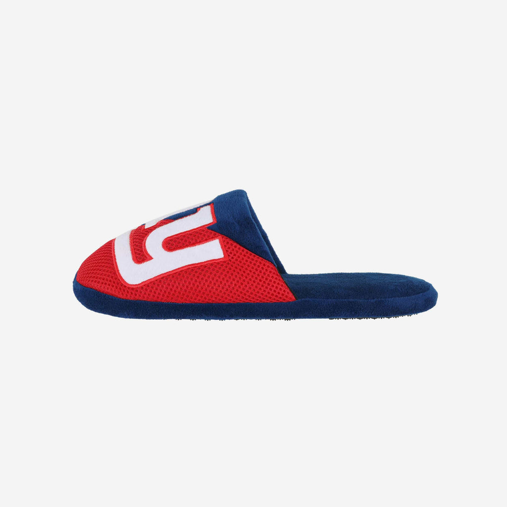 New York Giants Team Logo Staycation Slipper FOCO S - FOCO.com