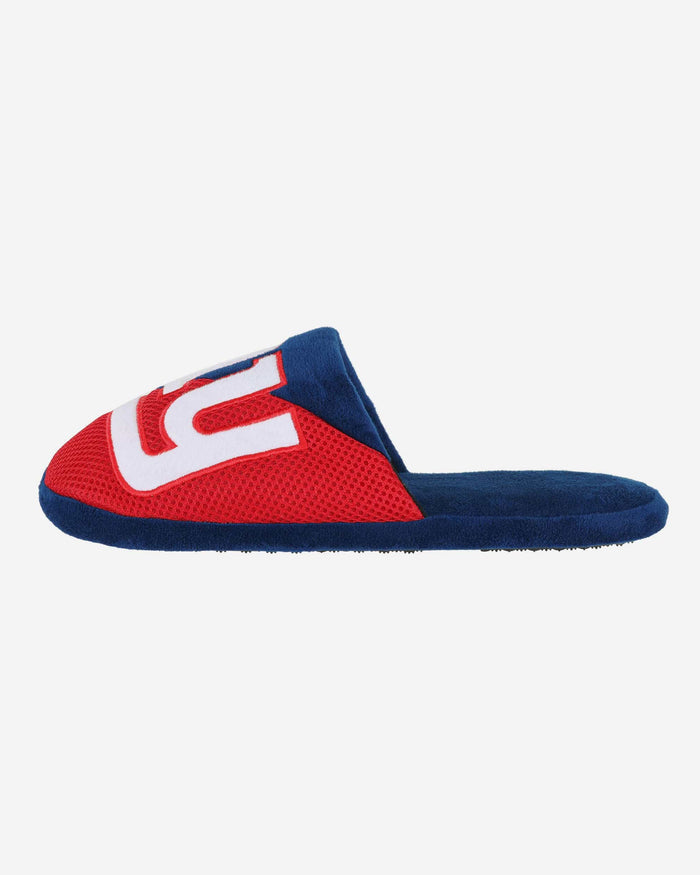 New York Giants Team Logo Staycation Slipper FOCO S - FOCO.com