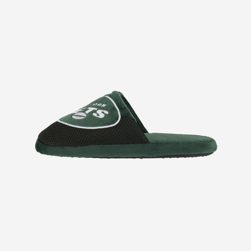 New York Jets Team Logo Staycation Slipper FOCO S - FOCO.com