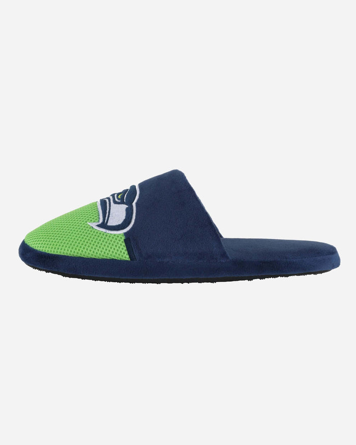 Seattle Seahawks Team Logo Staycation Slipper FOCO S - FOCO.com