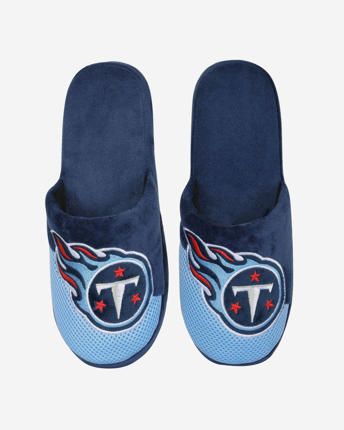 Tennessee Titans Team Logo Staycation Slipper FOCO - FOCO.com