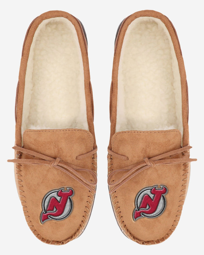 New Jersey Devils Moccasin Slipper FOCO - FOCO.com