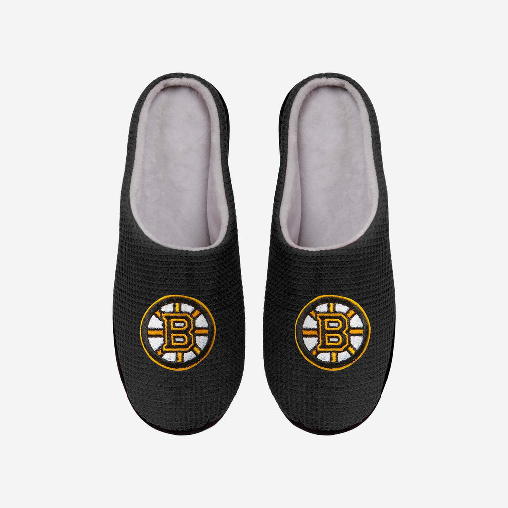 Boston Bruins Memory Foam Slide Slipper FOCO S - FOCO.com