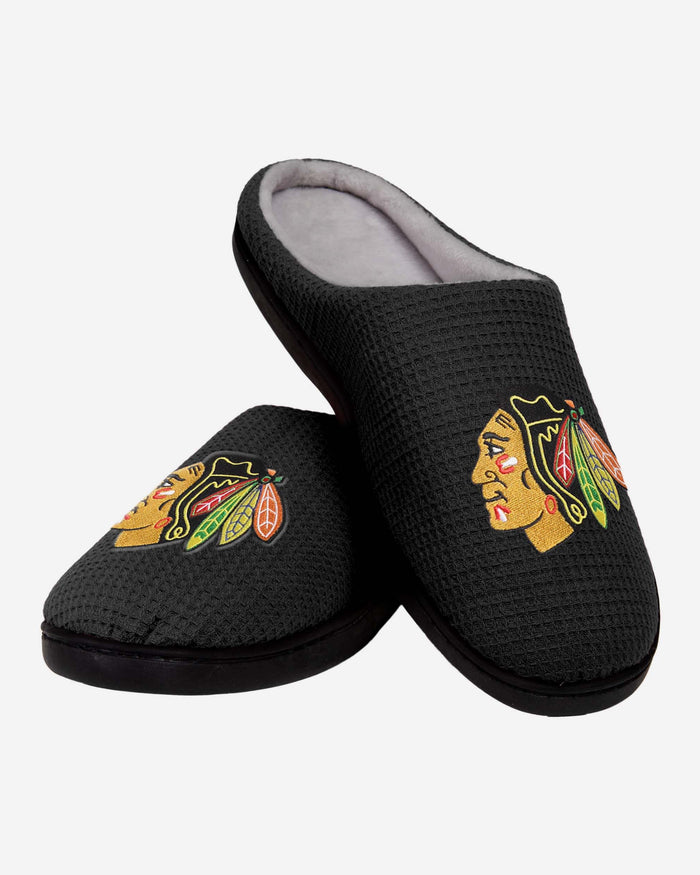 Chicago Blackhawks Memory Foam Slide Slipper FOCO - FOCO.com