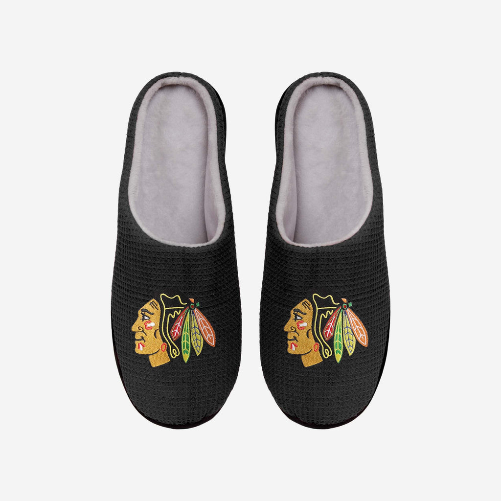 Chicago Blackhawks Memory Foam Slide Slipper FOCO S - FOCO.com