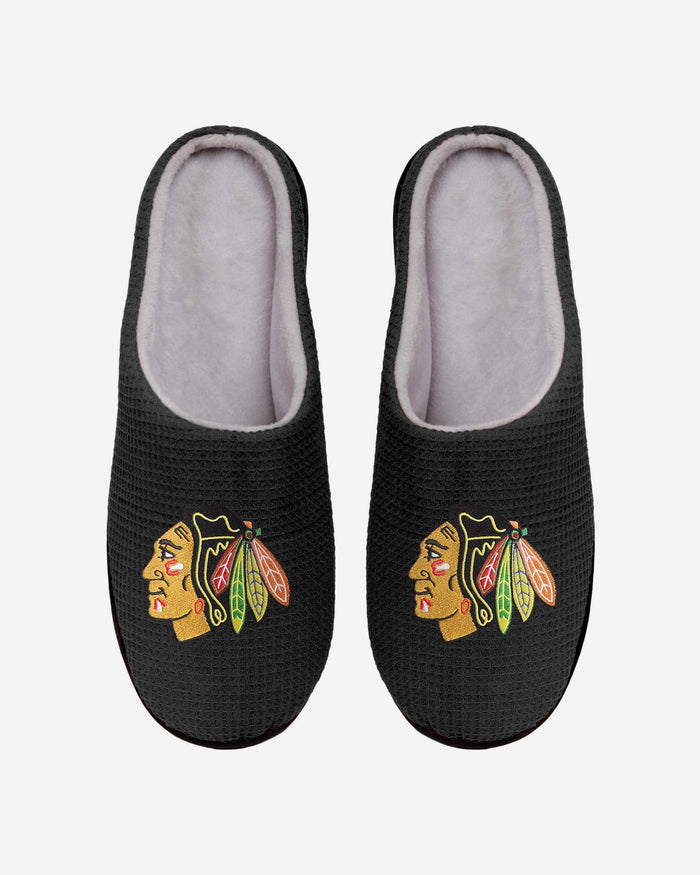 Chicago Blackhawks Memory Foam Slide Slipper FOCO S - FOCO.com