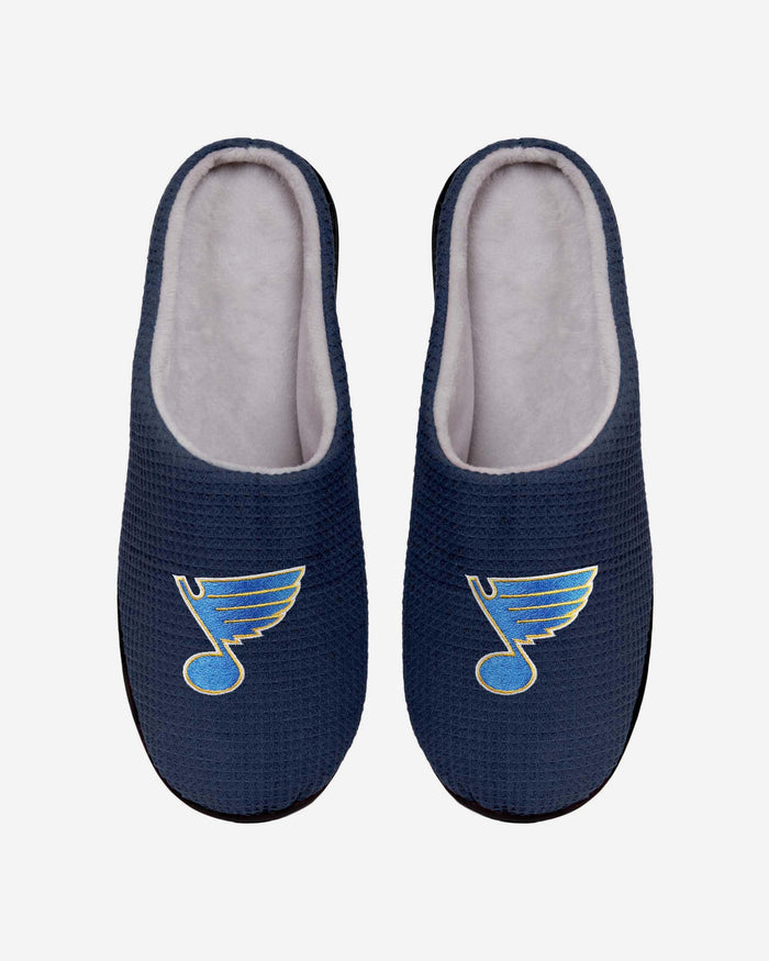 St Louis Blues Memory Foam Slide Slipper FOCO S - FOCO.com