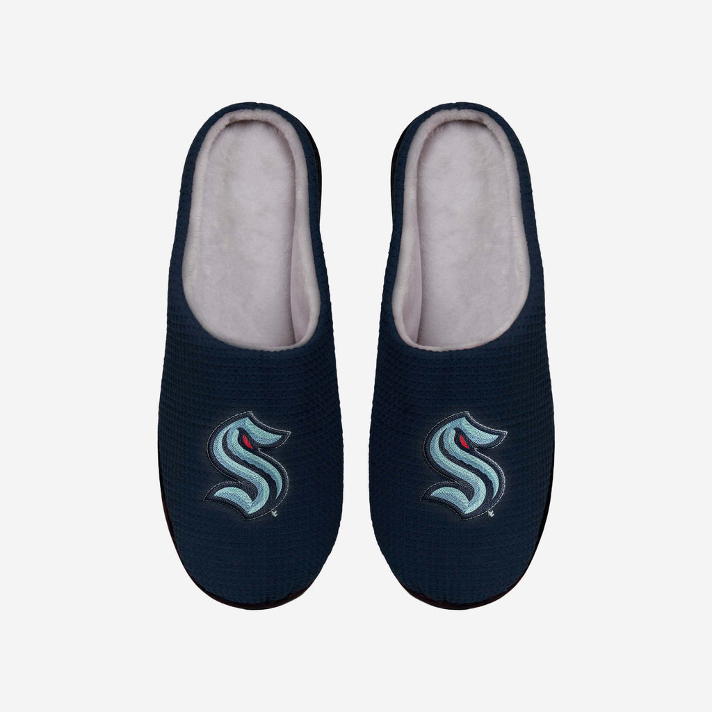 Seattle Kraken Memory Foam Slide Slipper FOCO S - FOCO.com