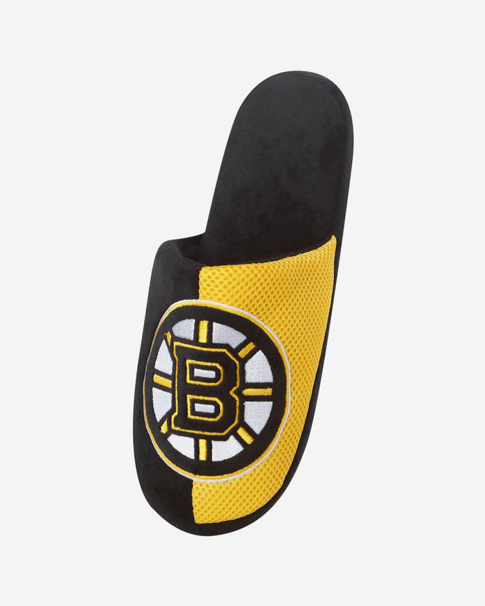 Boston Bruins Team Logo Staycation Slipper FOCO - FOCO.com