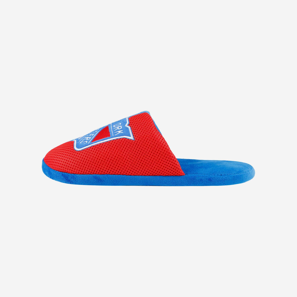 New York Rangers Team Logo Staycation Slipper FOCO S - FOCO.com