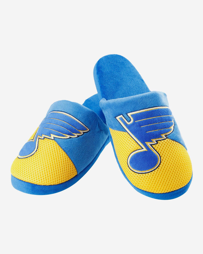 St Louis Blues Team Logo Staycation Slipper FOCO - FOCO.com