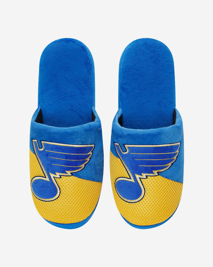 St Louis Blues Team Logo Staycation Slipper FOCO - FOCO.com