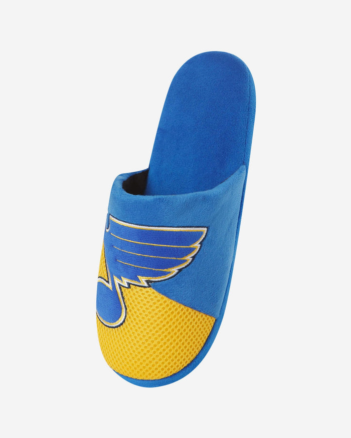 St Louis Blues Team Logo Staycation Slipper FOCO - FOCO.com