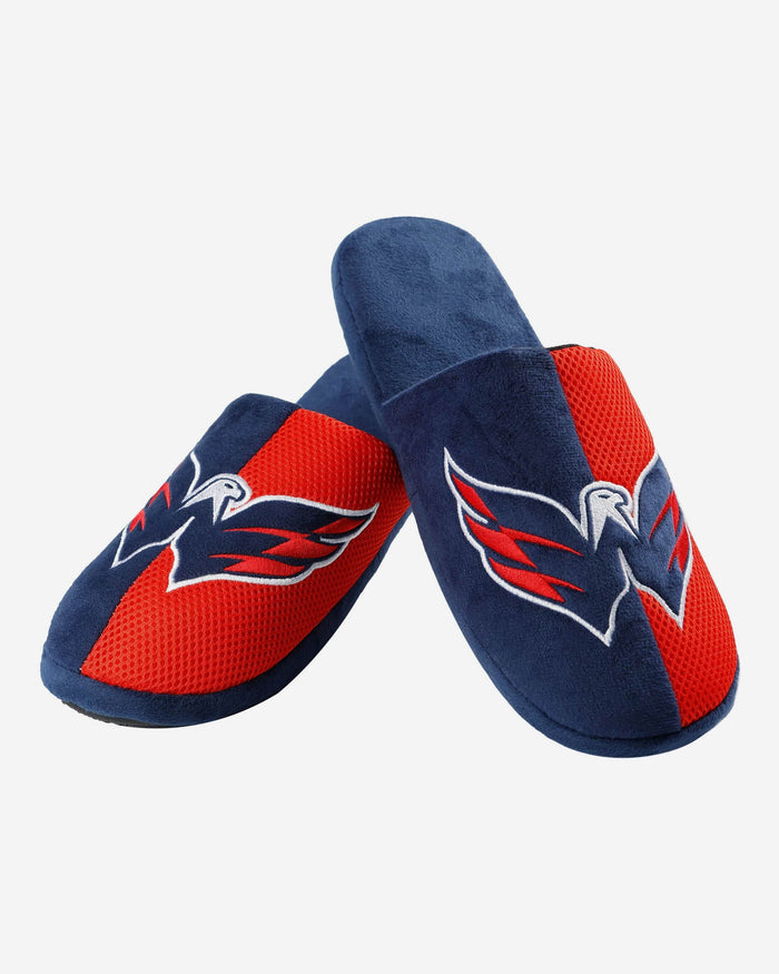 Washington Capitals Team Logo Staycation Slipper FOCO - FOCO.com