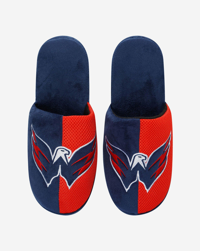 Washington Capitals Team Logo Staycation Slipper FOCO - FOCO.com