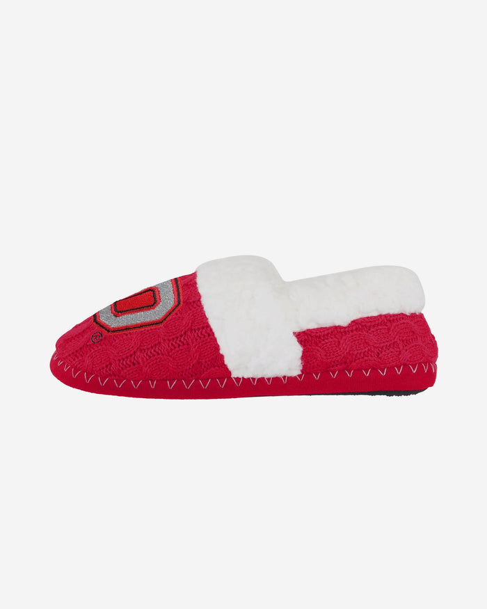 Ohio State Buckeyes Womens Team Color Moccasin Slipper FOCO S - FOCO.com