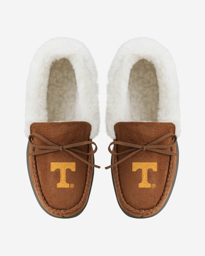 Tennessee Volunteers Womens Tan Moccasin Slipper FOCO - FOCO.com