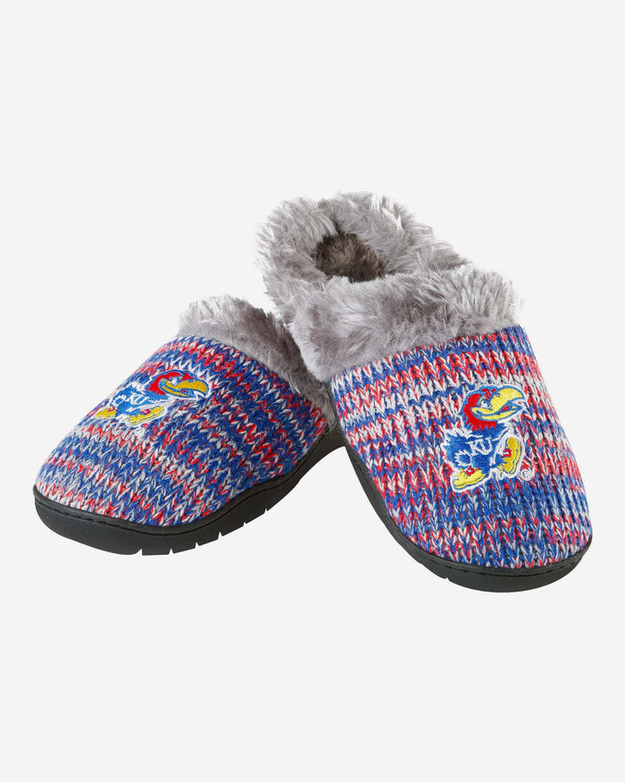 Kansas Jayhawks Womens Peak Slide Slipper FOCO - FOCO.com