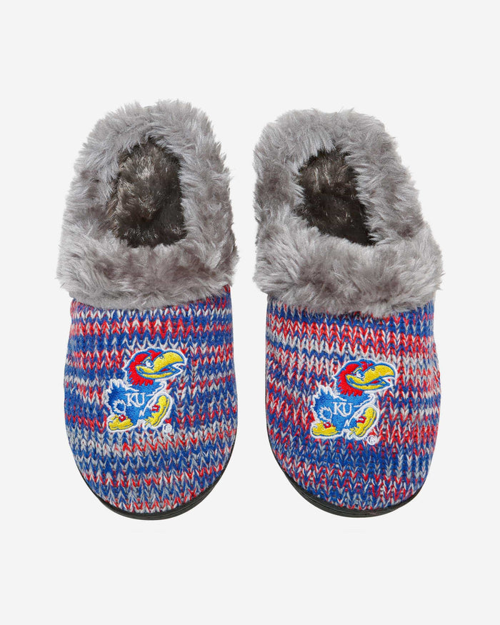 Kansas Jayhawks Womens Peak Slide Slipper FOCO S - FOCO.com