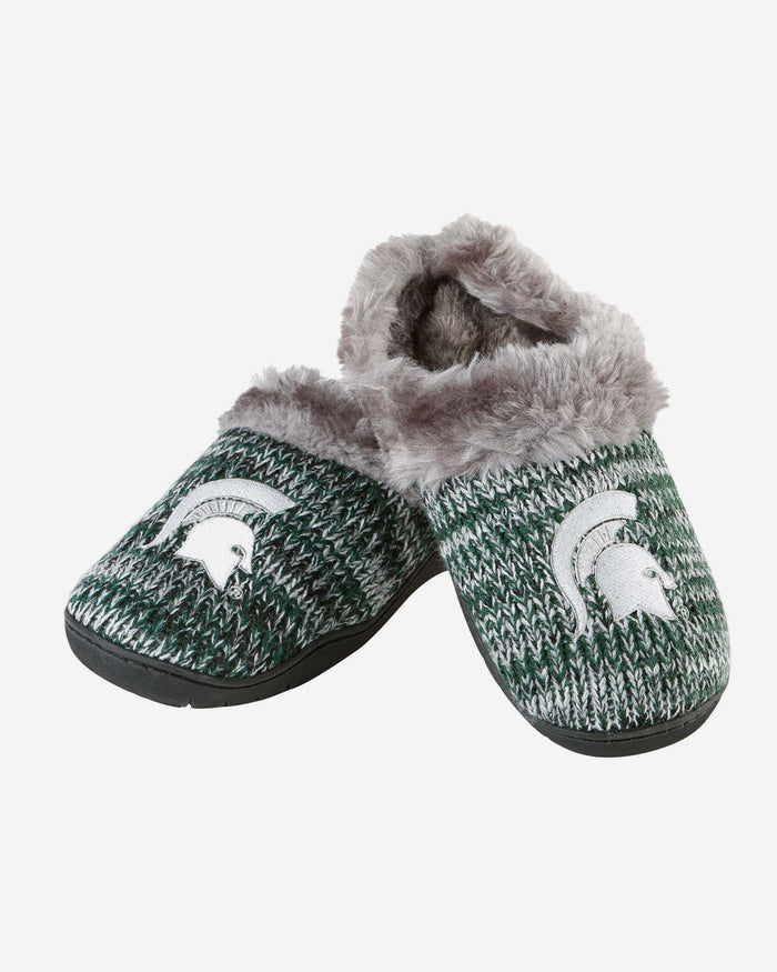 Michigan State Spartans Womens Peak Slide Slipper FOCO - FOCO.com