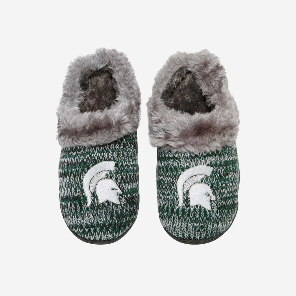 Michigan State Spartans Womens Peak Slide Slipper FOCO S - FOCO.com