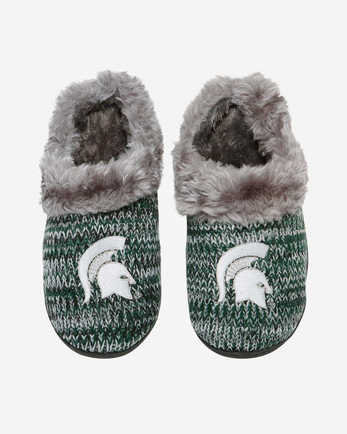 Michigan State Spartans Womens Peak Slide Slipper FOCO S - FOCO.com