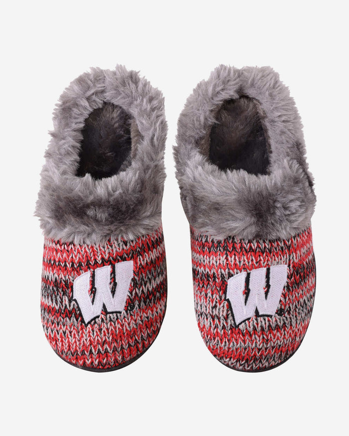 Wisconsin Badgers Womens Peak Slide Slipper FOCO S - FOCO.com