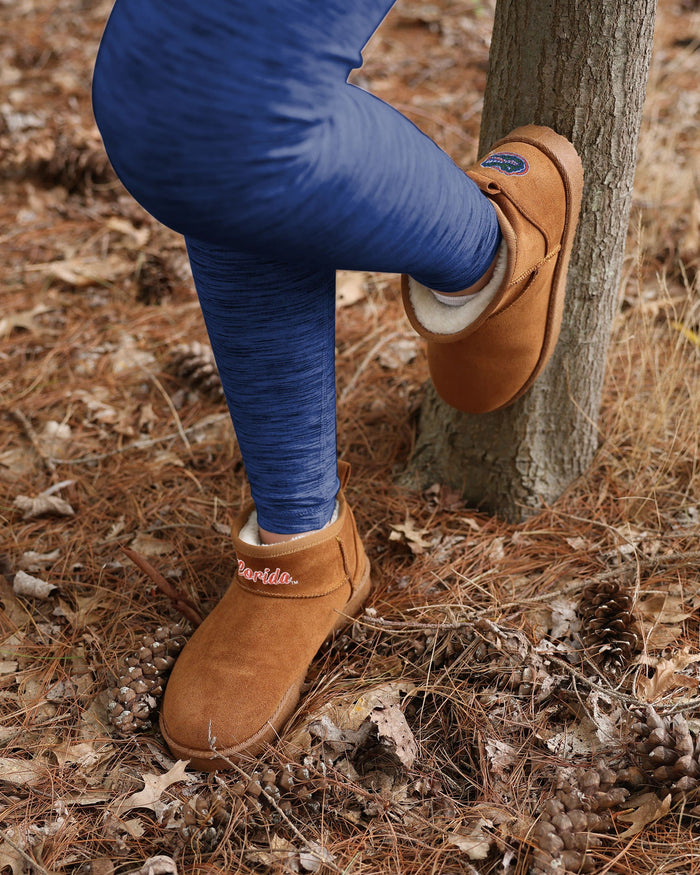 Florida Gators Womens Team Logo Fuzzy Fan Boot FOCO - FOCO.com