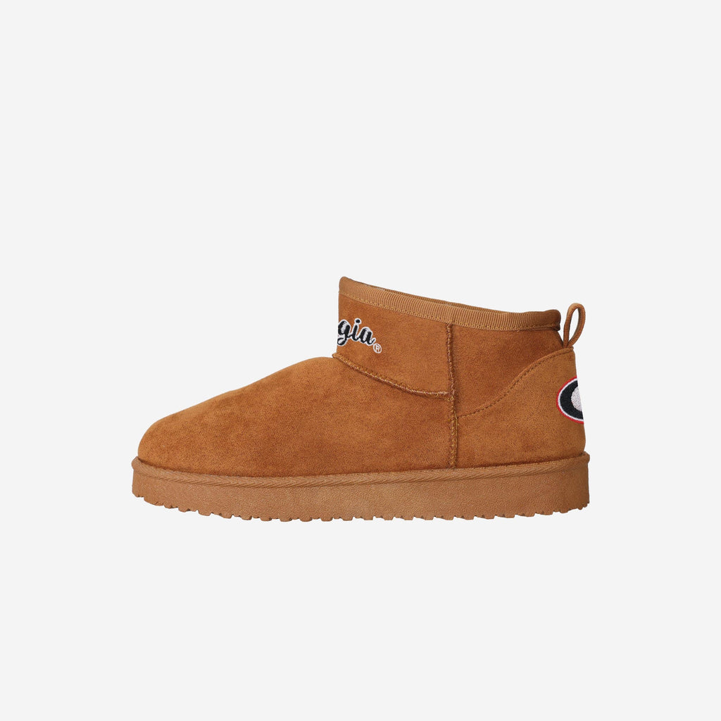 Georgia Bulldogs Womens Team Logo Fuzzy Fan Boot FOCO 6 - FOCO.com