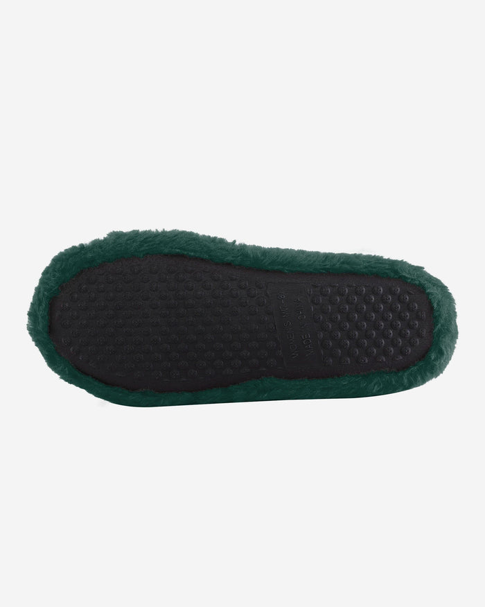 Michigan State Spartans Womens Heel Strap Wordmark Fur Slide FOCO - FOCO.com