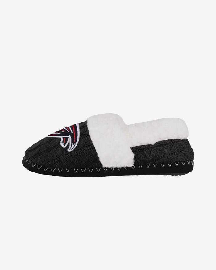 Atlanta Falcons Womens Team Color Moccasin Slipper FOCO S - FOCO.com