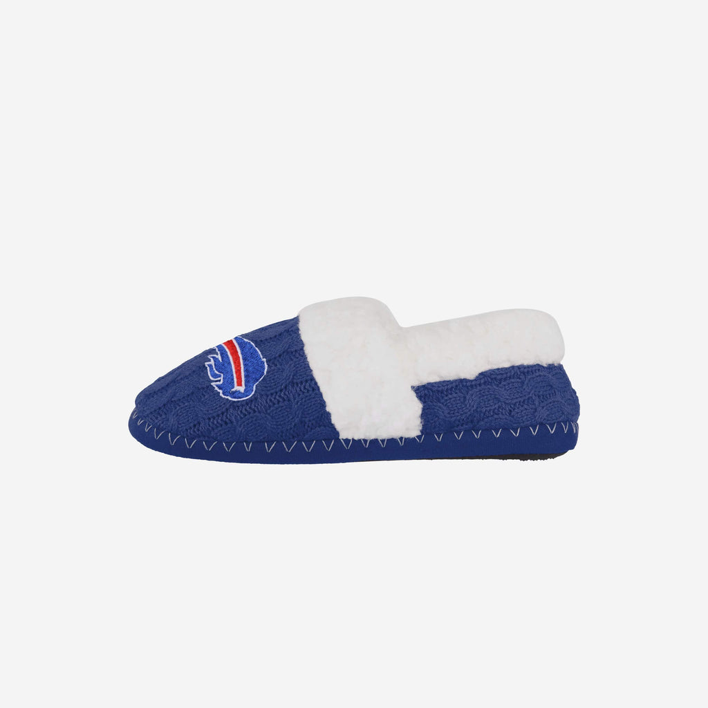 Buffalo Bills Womens Team Color Moccasin Slipper FOCO S - FOCO.com