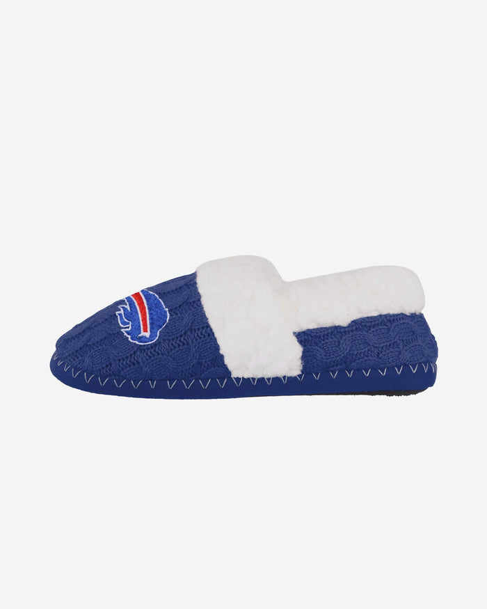 Buffalo Bills Womens Team Color Moccasin Slipper FOCO S - FOCO.com