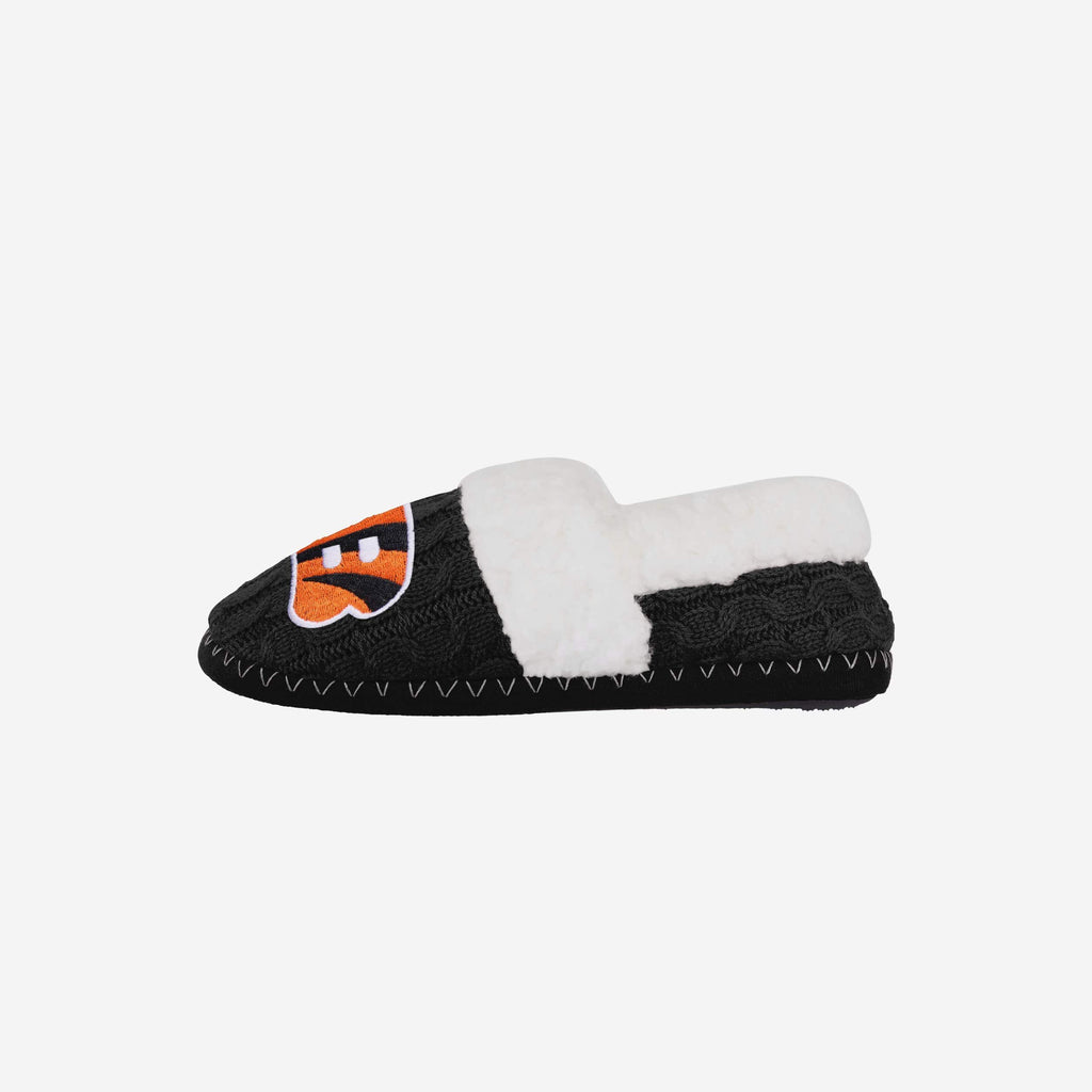 Cincinnati Bengals Womens Team Color Moccasin Slipper FOCO S - FOCO.com