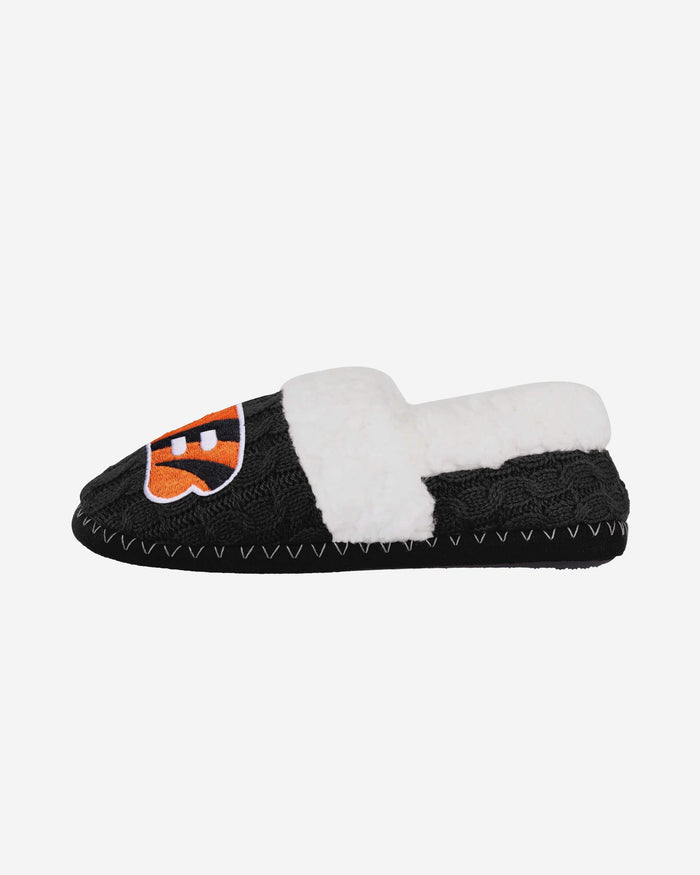 Cincinnati Bengals Womens Team Color Moccasin Slipper FOCO S - FOCO.com