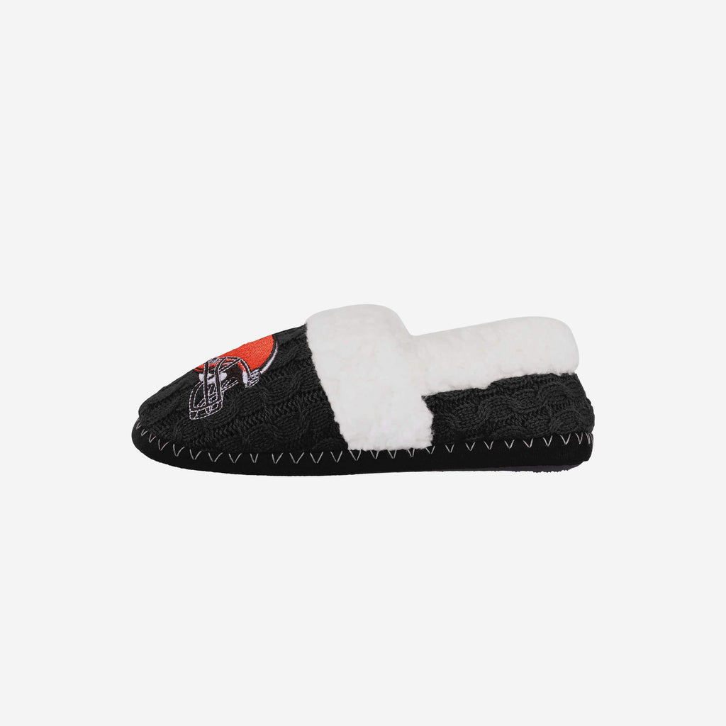 Cleveland Browns Womens Team Color Moccasin Slipper FOCO S - FOCO.com