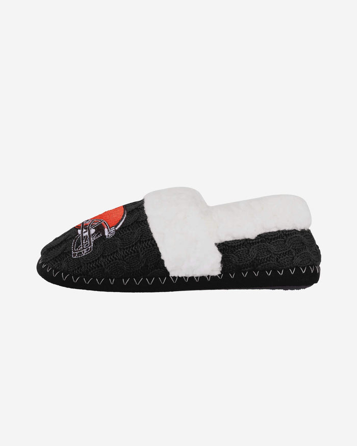 Cleveland Browns Womens Team Color Moccasin Slipper FOCO S - FOCO.com