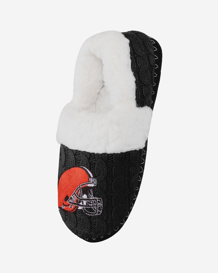 Cleveland Browns Womens Team Color Moccasin Slipper FOCO - FOCO.com